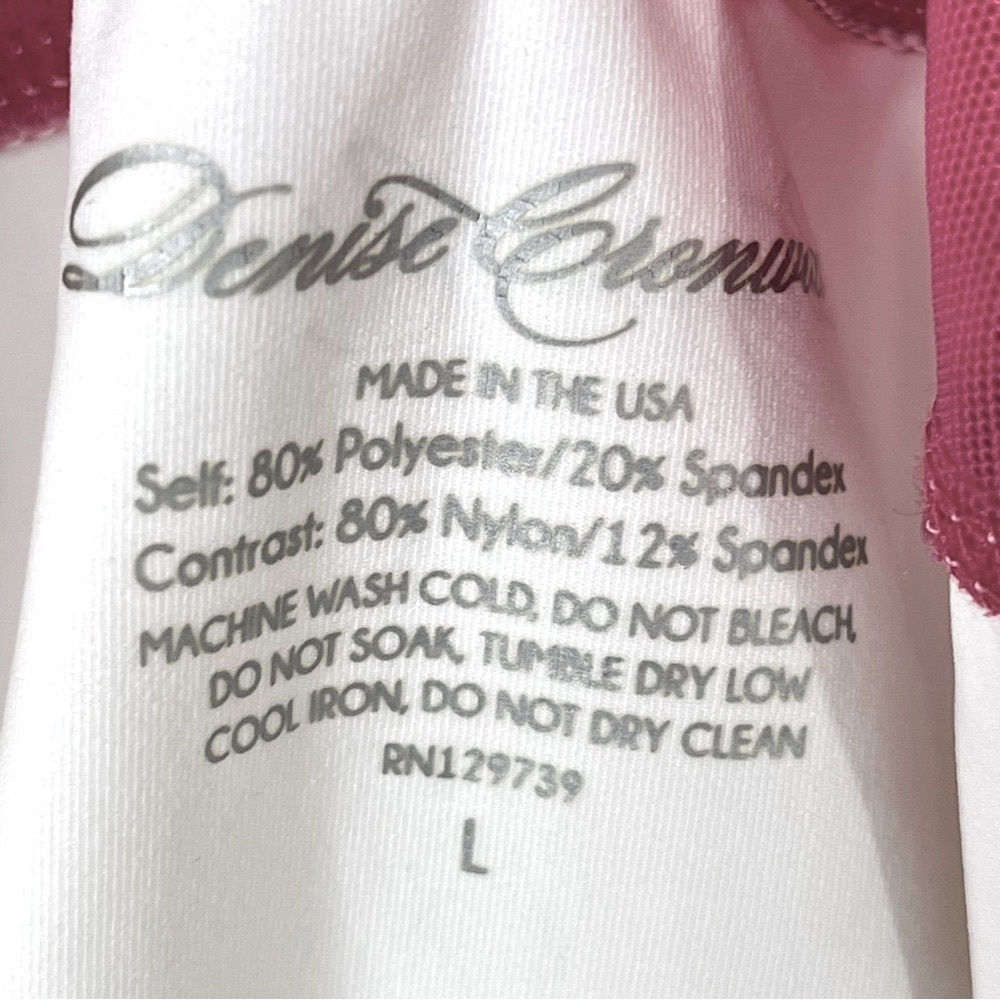 Denise Cronwall Activewear Wyn Layer Top Tennis Pickle Ball Athletic Fit Size L - Picture 3 of 12